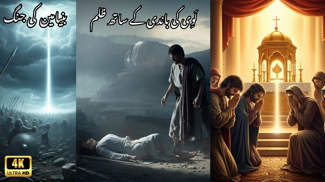 Epic Israel Battlefield | Shiloh Prayer Scene | Judges 20 Bible Story In Urdu