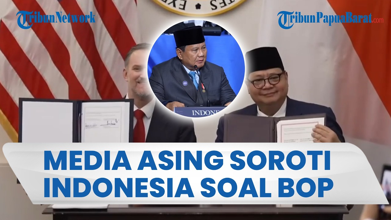 RESPONS MEDIA ASING SOAL SIKAP INDONESIA Dukung Penuh 'Klub Pribadi' Trump Dewan Perdamaian