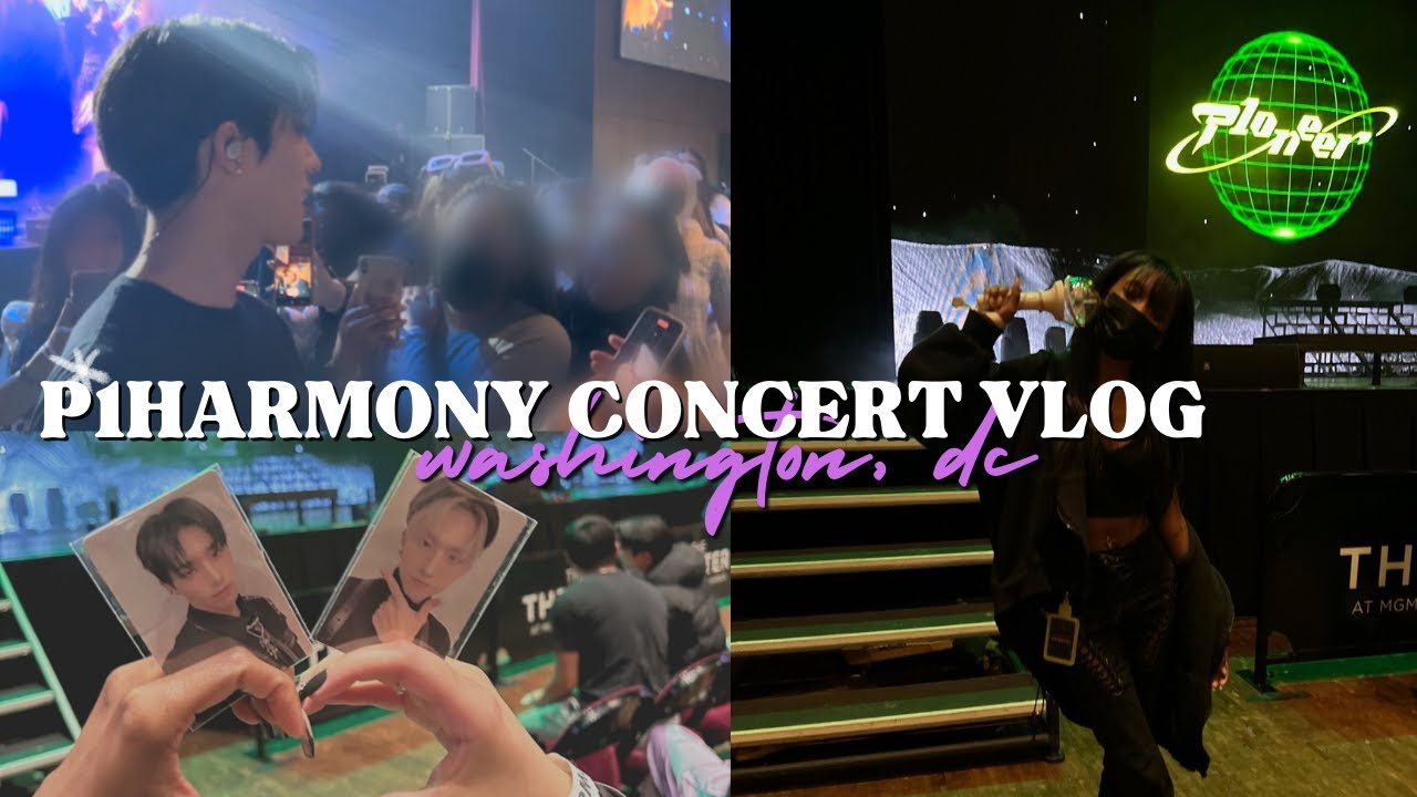 p1harmony concert vlog ♡ washington, dc