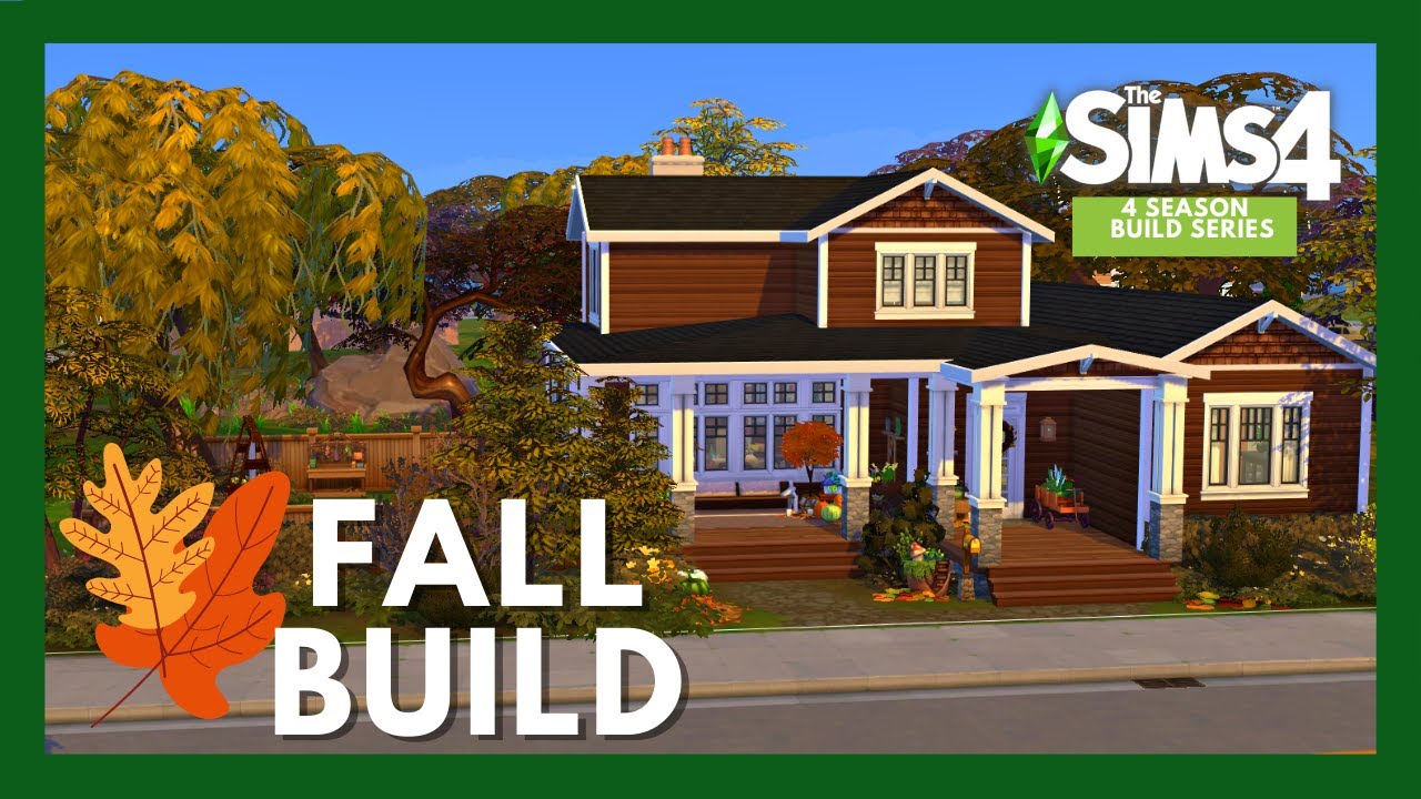 FALL Inspired House in the Sims 4 ◆ Four Seasons Series ◆ Speed Build