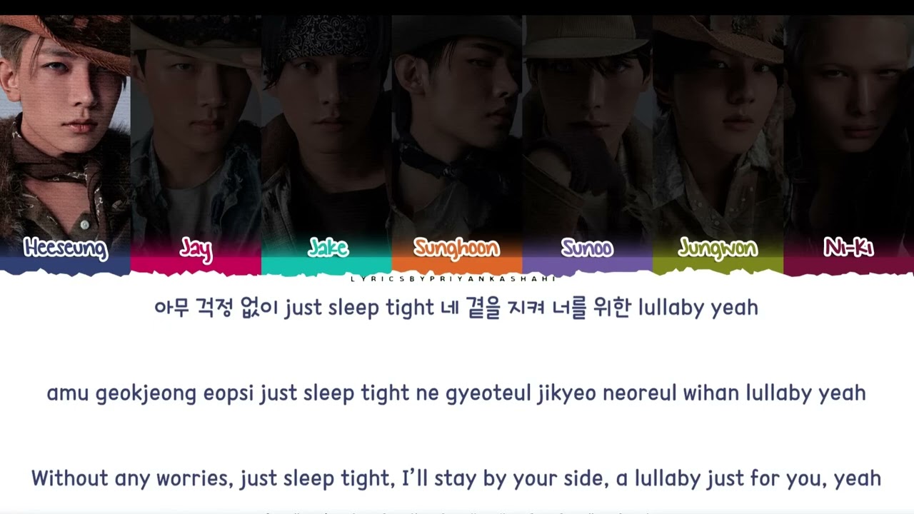 ENHYPEN 'Sleep Tight' Lyrics (엔하이픈 Sleep Tight 가사) [Color Coded Han_Rom_Eng]