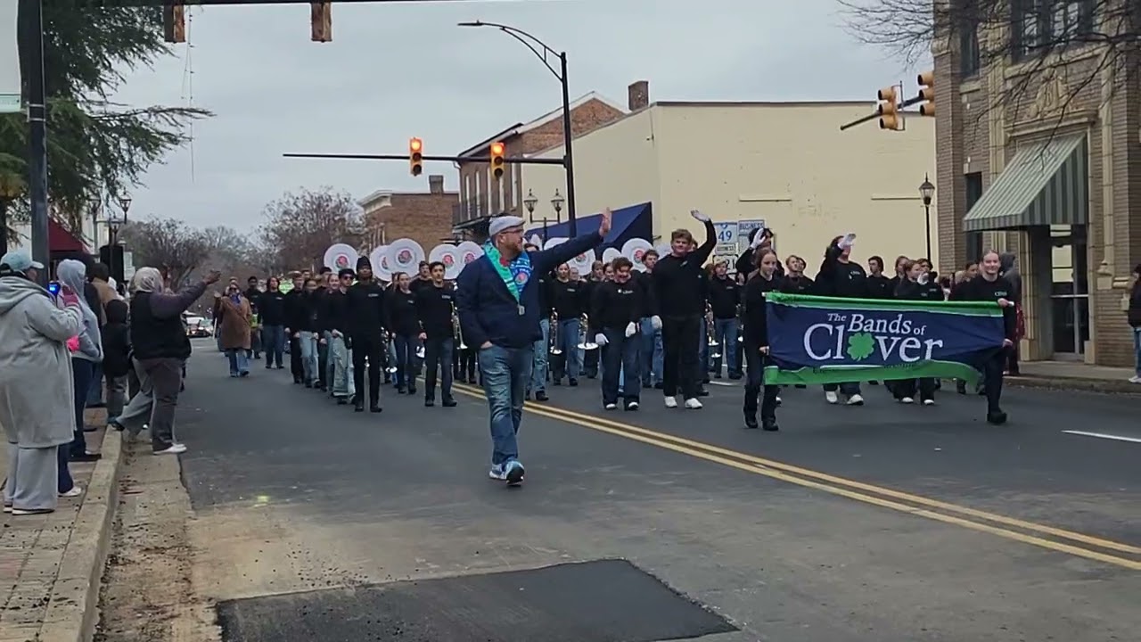 The Pride of Clover in the MLK Parade in York, SC