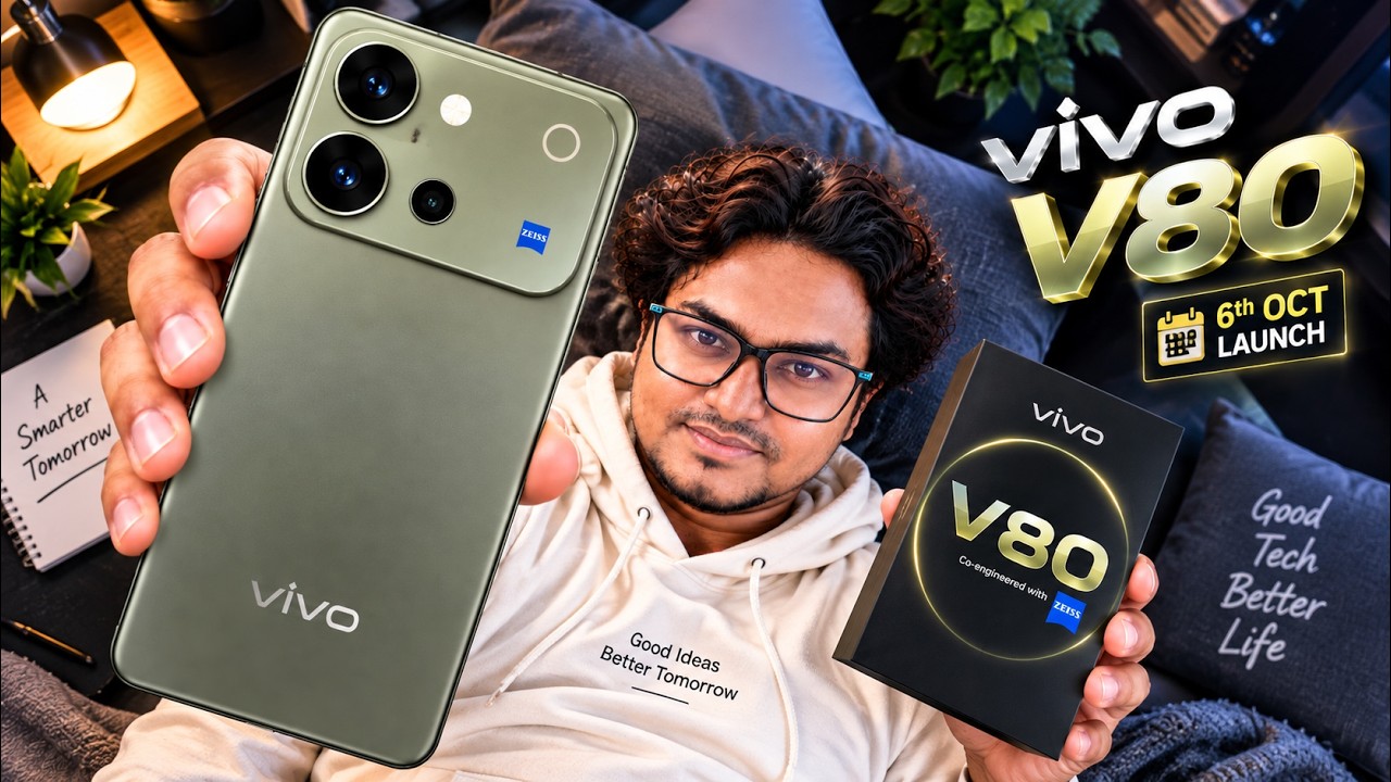 🔥Vivo V80 5G Is Finally HERE! 🤯 India Launch Date, 50MP Camera, 7200mAh Battery & Price 🔥