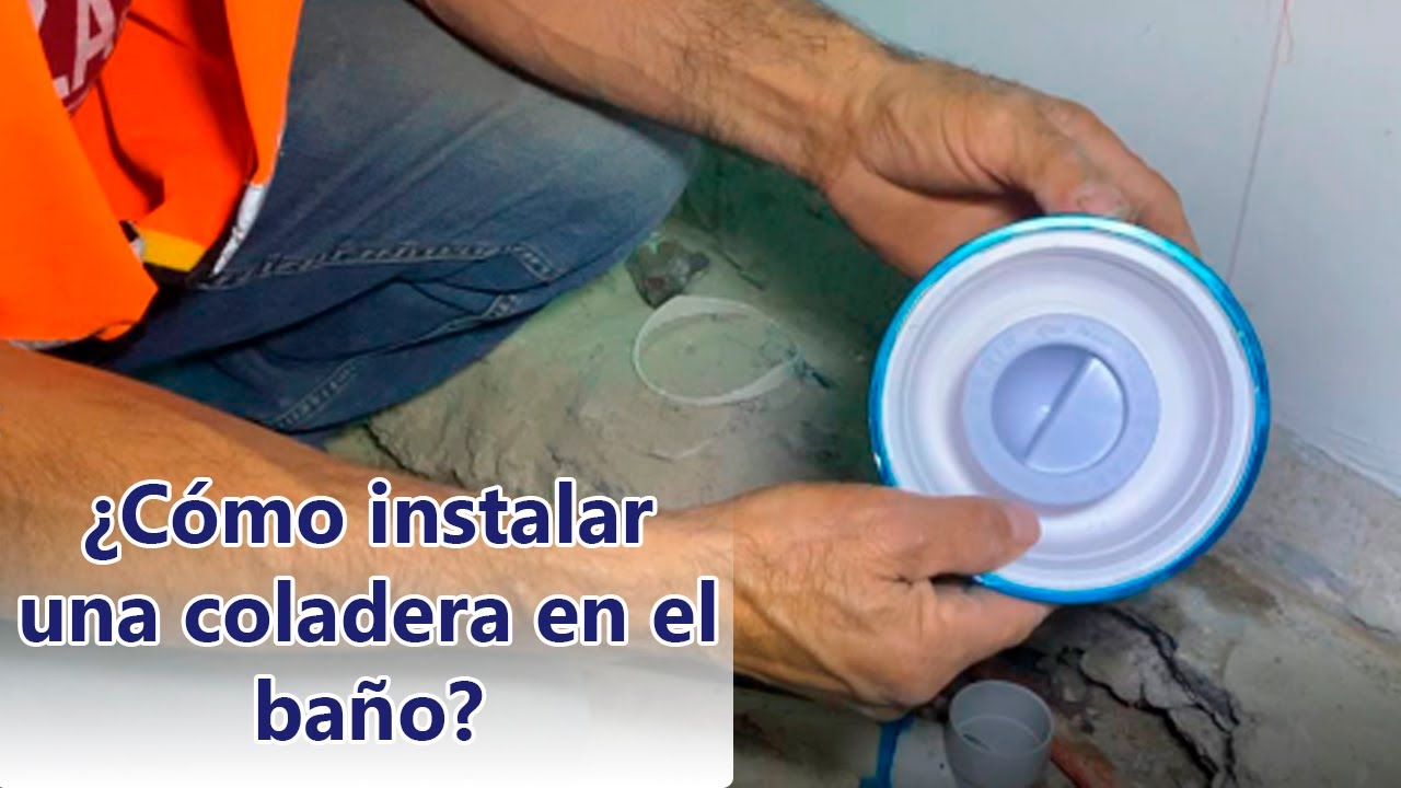 ¿Cómo instalar una coladera universal?