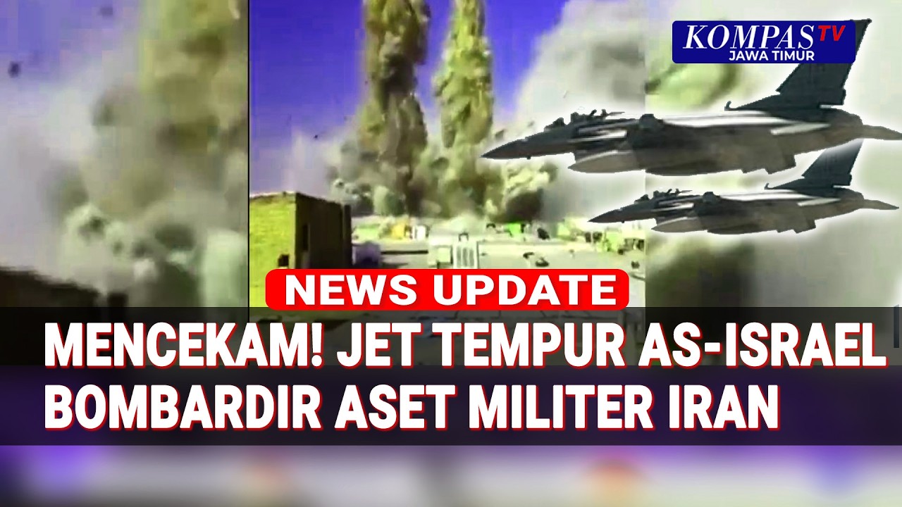 Mencekam! Ledakan Besar di Teheran Saat AS Israel Serang Target Strategis