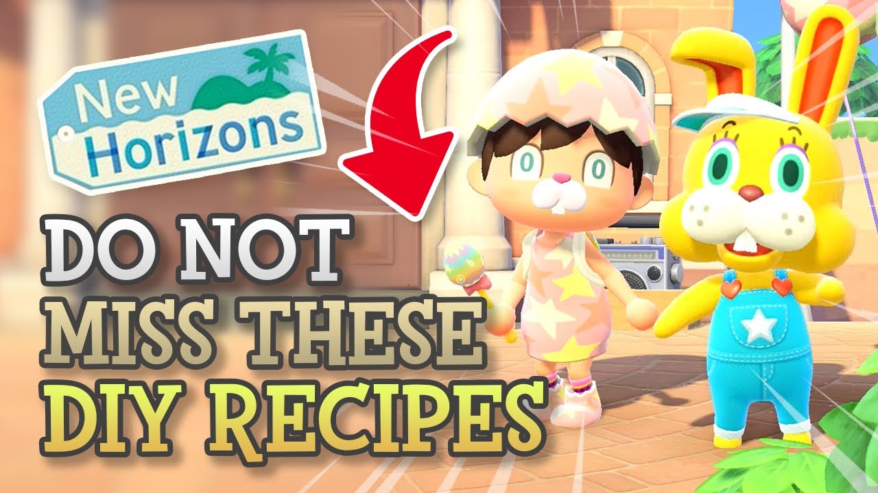 Animal Crossing New Horizons: DON'T MISS THESE RECIPES (Exclusive Bunny Day Items You Need!)