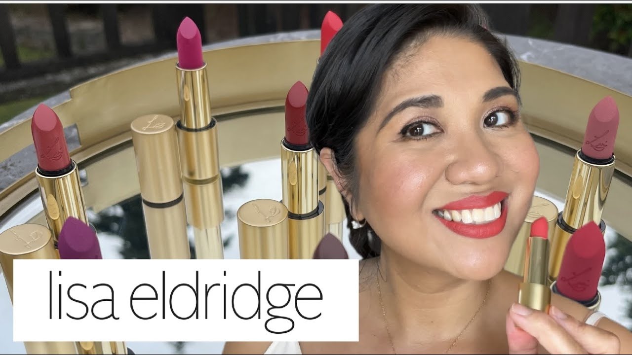 ⭐NEW⭐ LISA ELDRIDGE SUMMER 2022 Lucent & Insanely Saturated Lipsticks on tan/brown skin