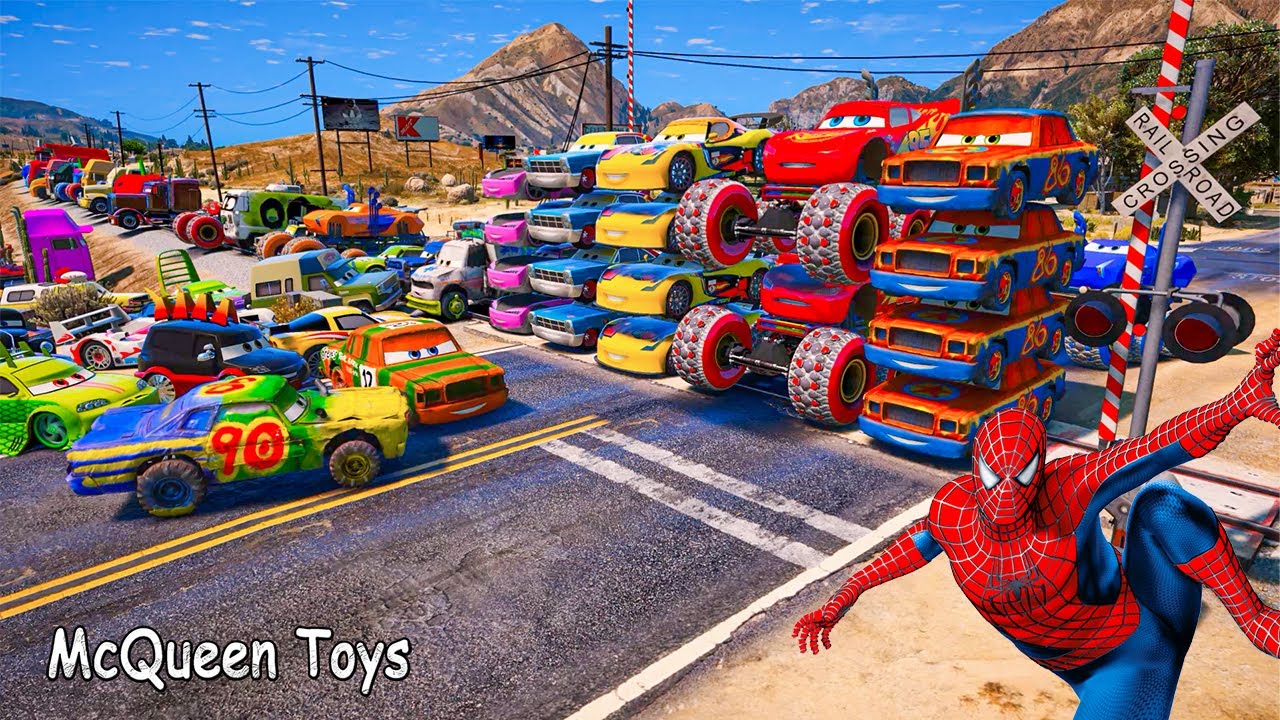 Cars 3 McQueen 8x8 Monster Truck High Impact Brick Yardley Boost All Mack Jackson Storm Colossus XXL