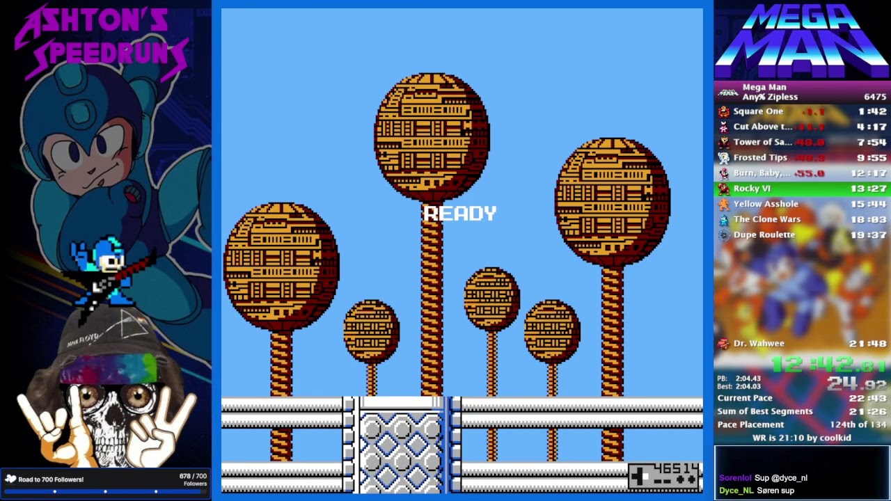 Mega Man 1 Race w/ Fleke, Diesel, Alicon, Palpi, Werking, Satoko, Niss, Maerklig, & Kamme | 02/28/26