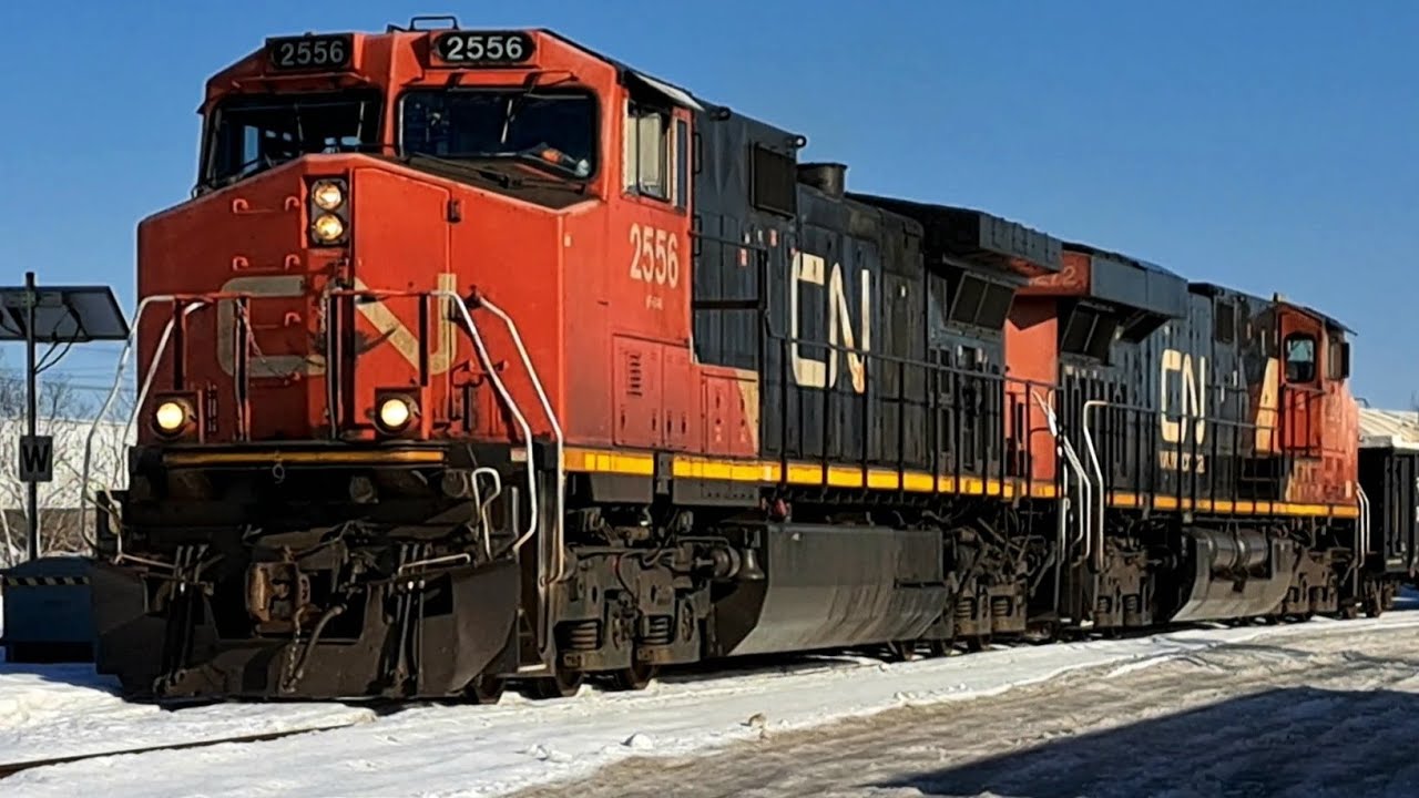 RARE LEADER On This CN Train That Came As Soon As I Arrived!