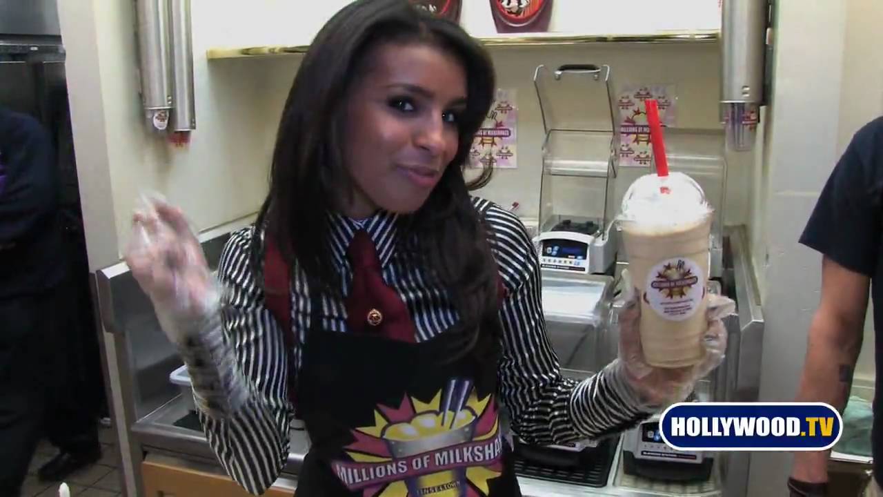 Melody Thornton Creates Signature Recipe at Millions of Milkshakes