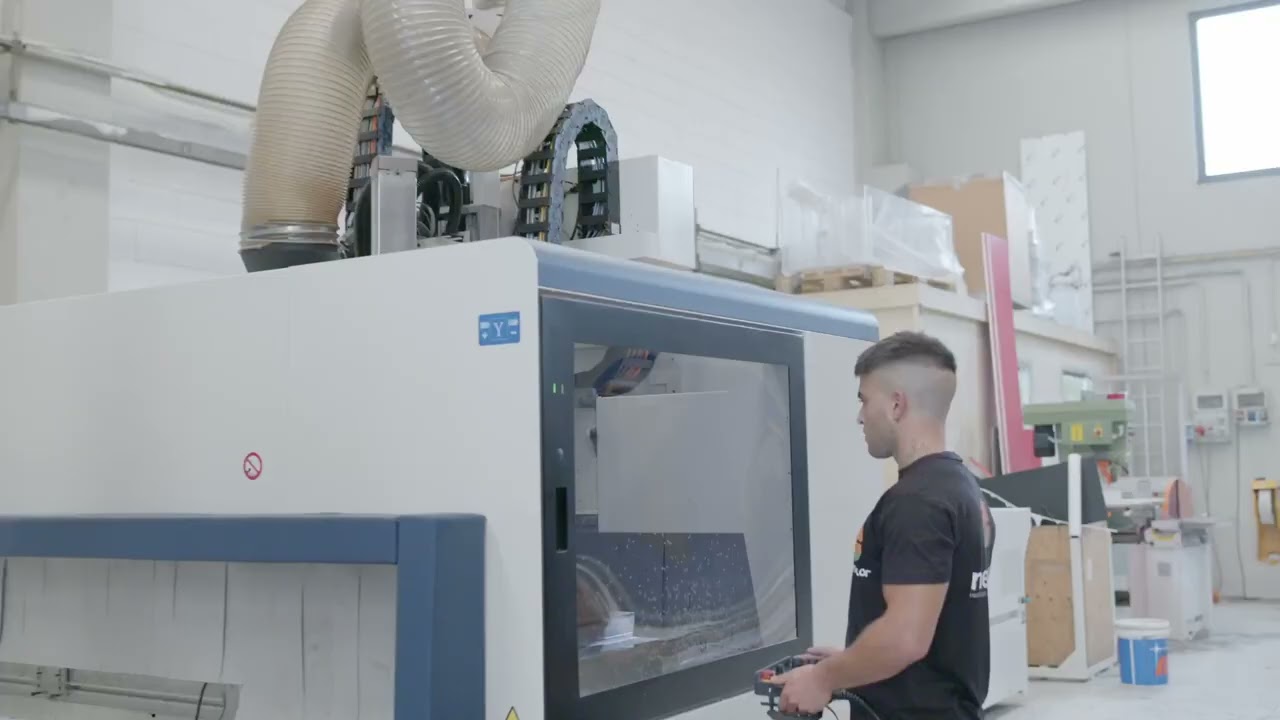 Centro di lavoro CNC a 5 Assi + Tecnologia Alphacam Post Processor SCM Active