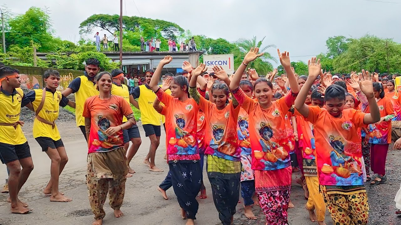 Talasari - Dahihandi Ustav Girls & Boys Rod Dancing 💃 Full Enjoyment 2025