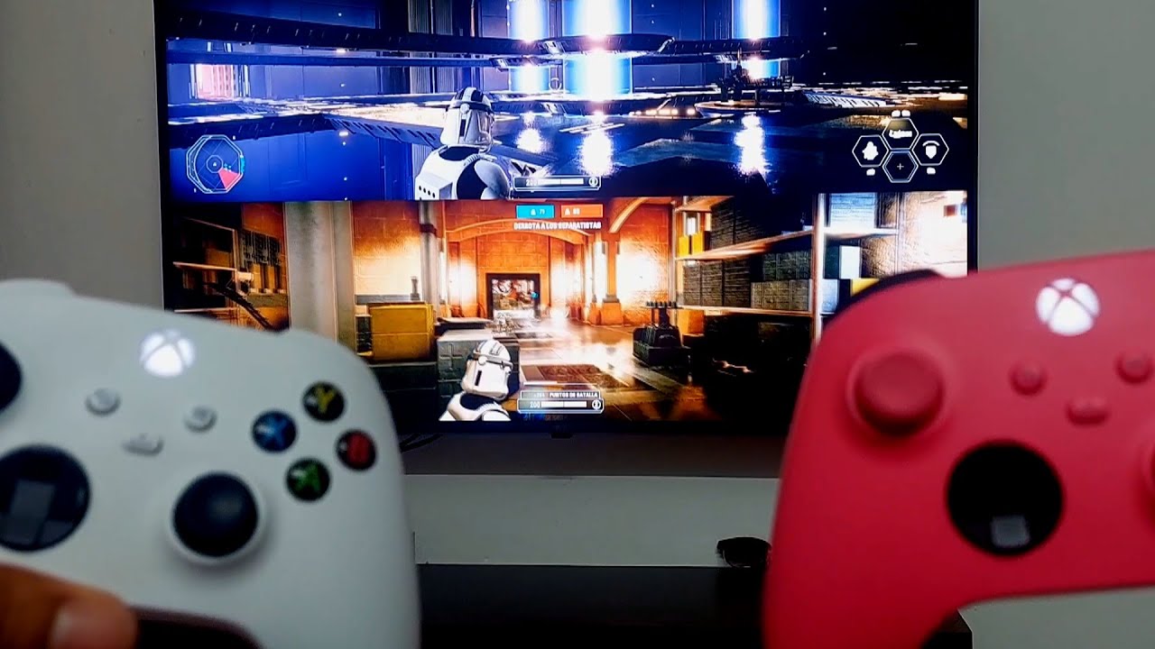 COMO JUGAR STAR WARS BATTLEFRONT 2 PANTALLA DIVIDIDA EN XBOX SERIES S