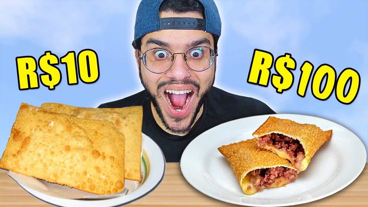 PEDIMOS O PASTEL MAIS CARO E O MAIS BARATO DO APLICATIVO - QUAL &Eacute; O MELHOR?