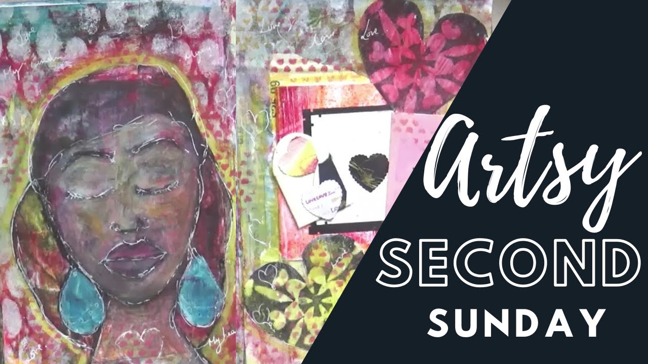 Art Journal Page - My Heart Sings   #artsysecondsunday