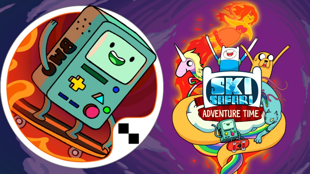 Ski Safari Adventure Time App Gameplay