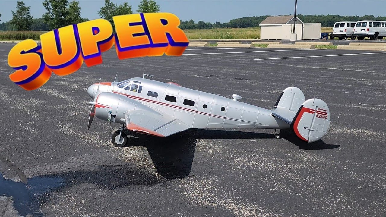 Twin-Engine Beauty: E-flite Beechcraft D18 in Action