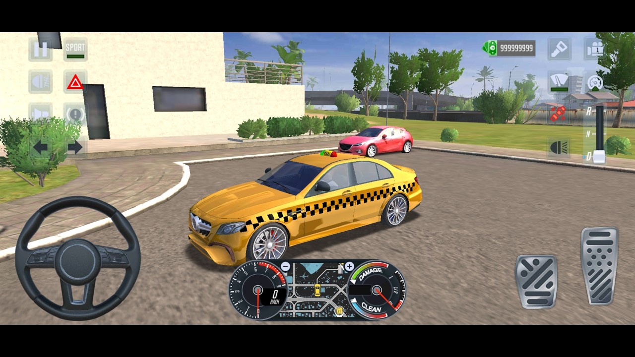Driving Mercedes Benz Taxi in Taxi Simulator 2022: Evo | Android Gameplay