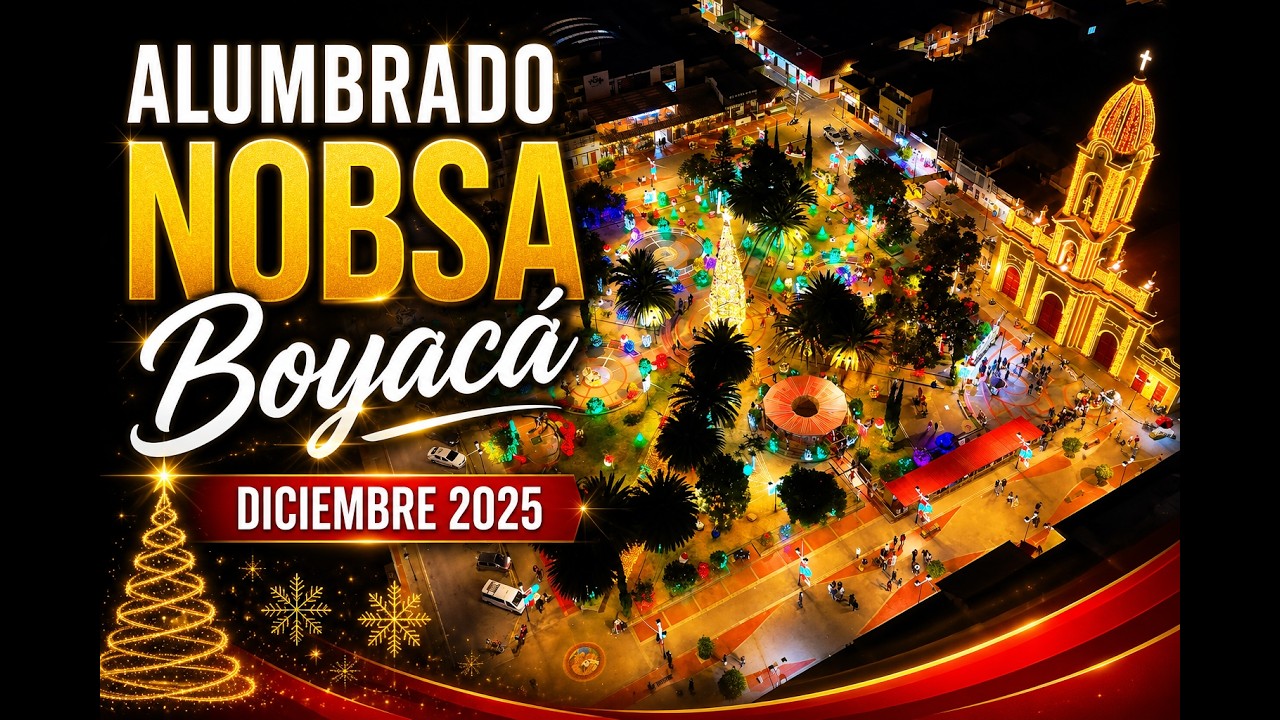 Alumbrados en Nobsa, Boyacá | Dron