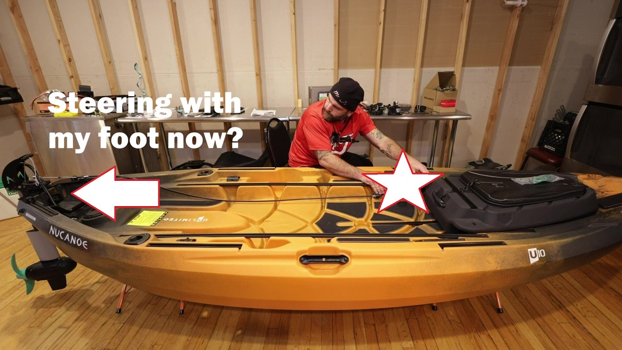 Motor quick connect and foot steering install