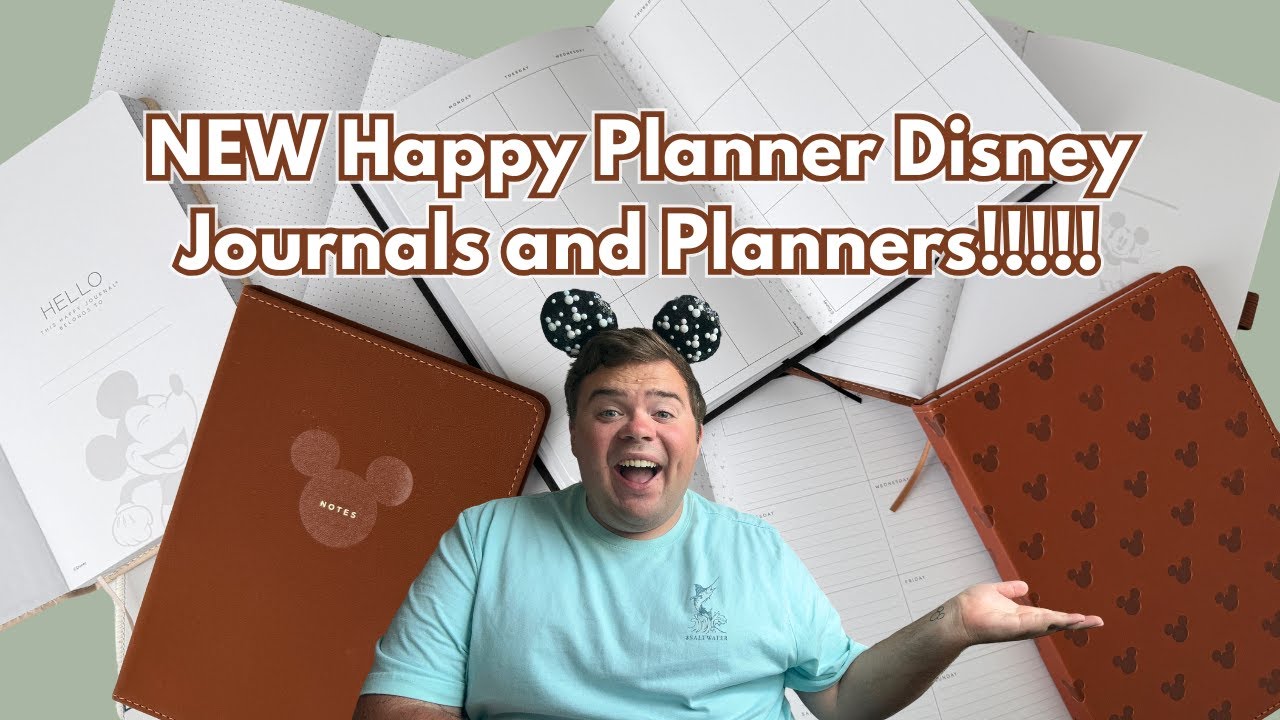 Новые ежедневники и планировщики Disney Happy | Зимний релиз: обзор