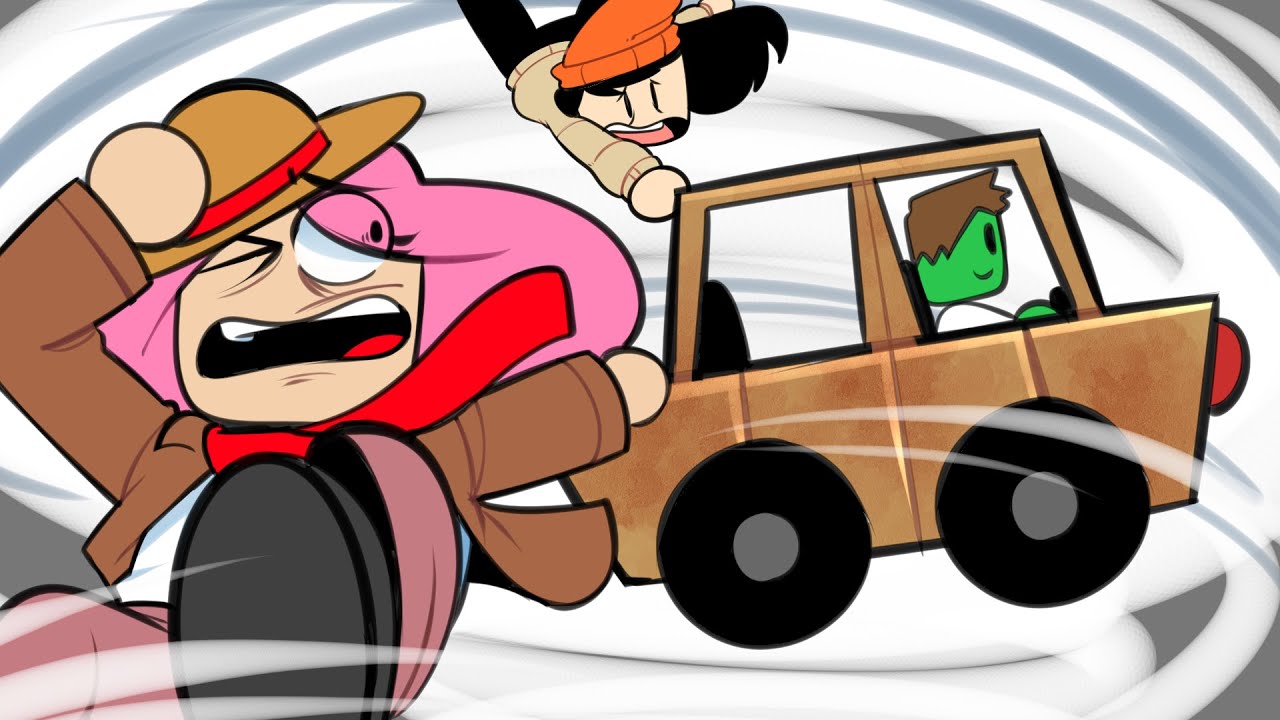 Enfrentamos um tornado nessa viagem de carro do Roblox - A Dusty Trip