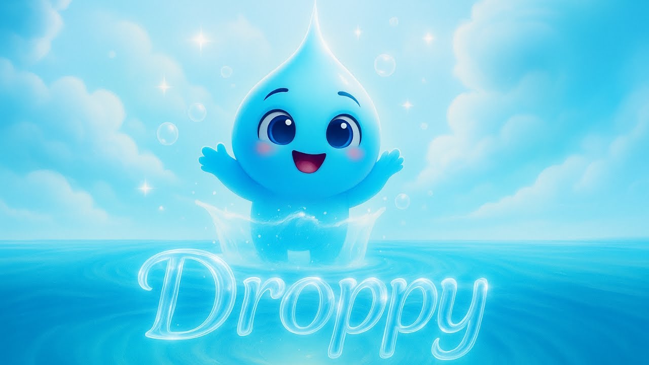 The Amazing Adventures of Droppy 🌧️ | AI Animated Water Cycle Story