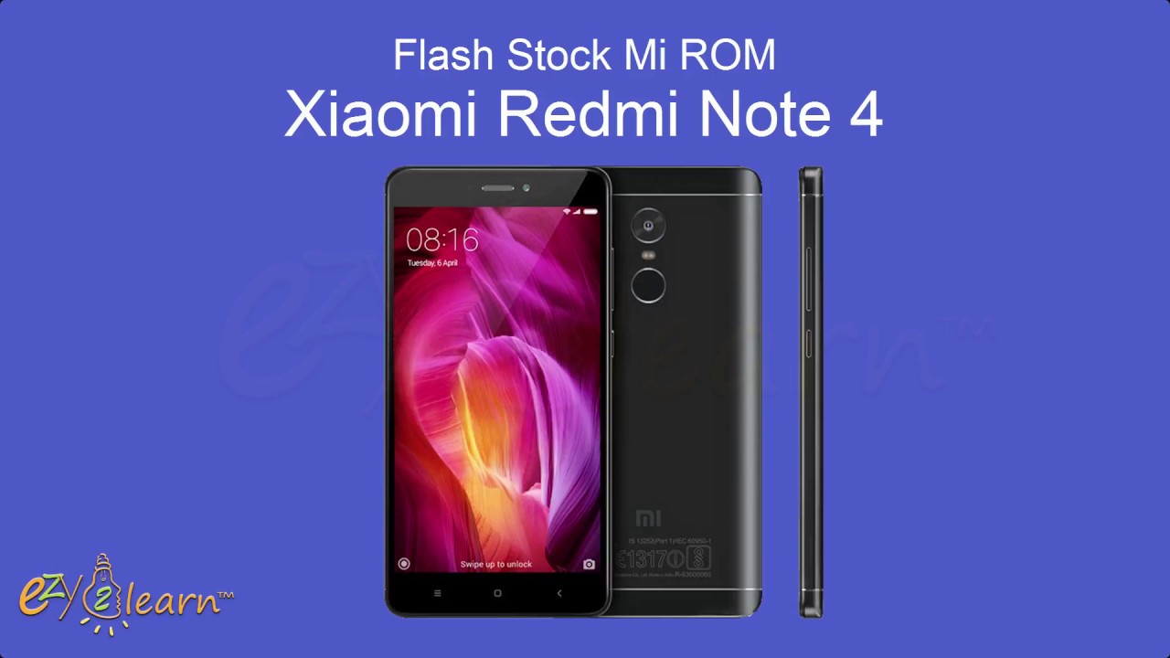 Flash Mi Stock ROM Xiaomi Redmi Note 4