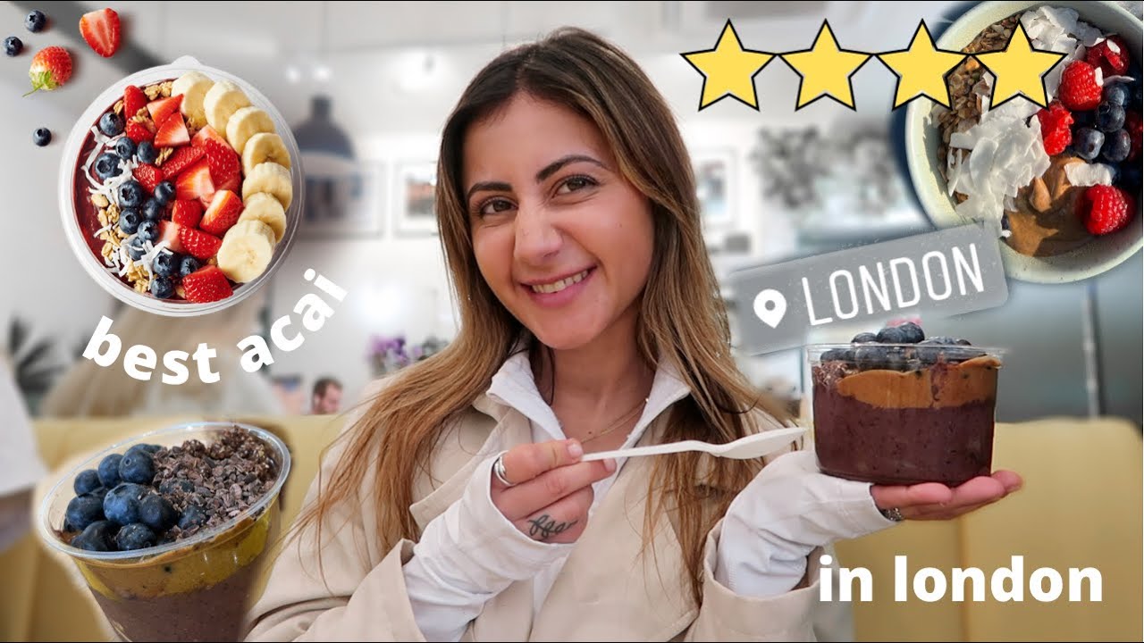 exploring the BEST ACAI bowls in london 🍓