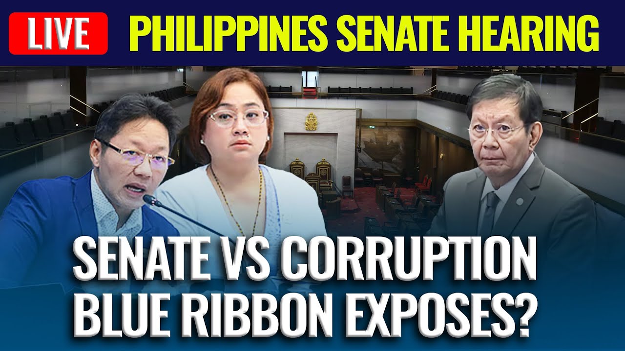 LIVE: Philippines Senate | Blue Ribbon Committee Probes  Hearing Live | Flood Scam Hearing Live