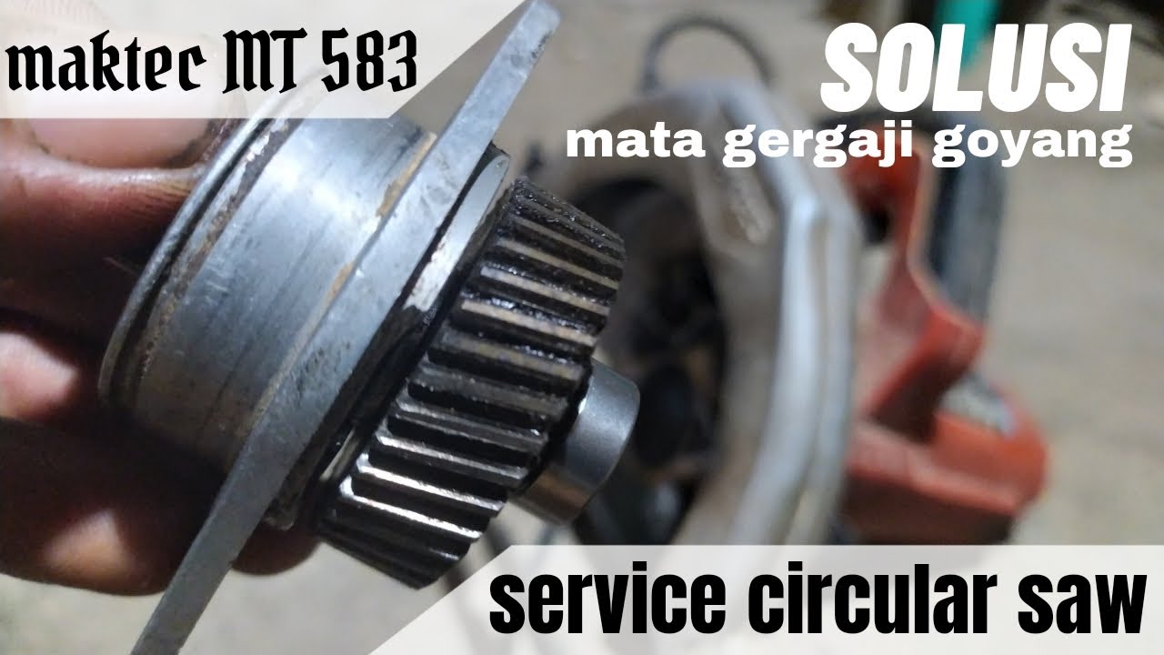 service circular saw//ganti bearing circular saw