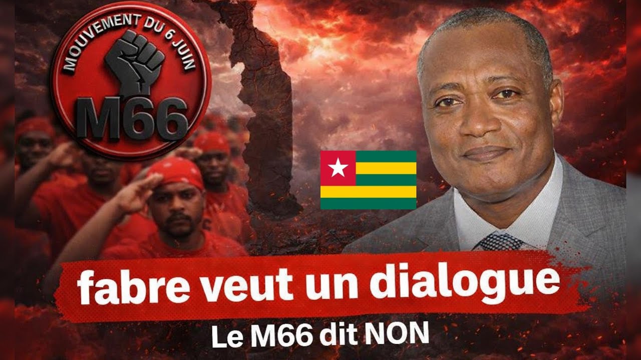 🚨Togo : Dialogue politique le M66 dénonce le piège du pouvoire