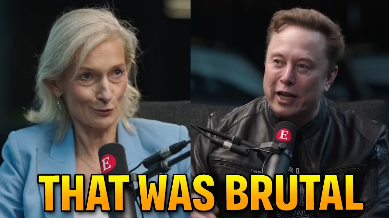 Elon Musk DESTROYS The Economist editor-in-chief for SMEARING 