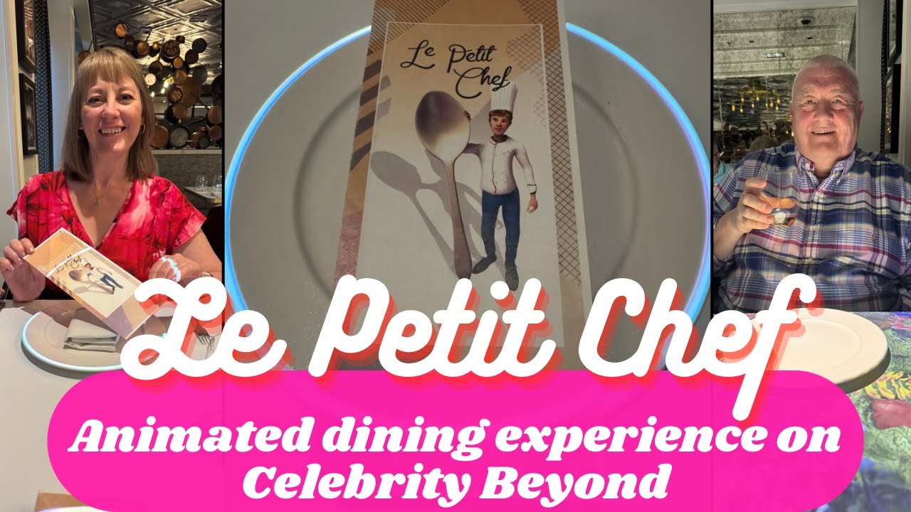Le Petit Chef on Celebrity Beyond | Full animated dining experience