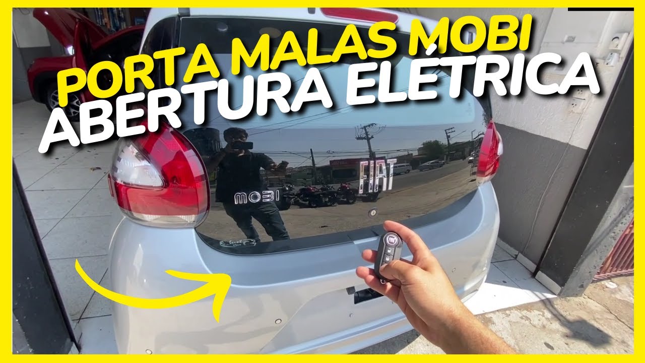 ABERTURA PORTA MALAS ELÉTRICA FIAT MOBI / COMO INSTALAR / ABERTURA PELO CONTROLE