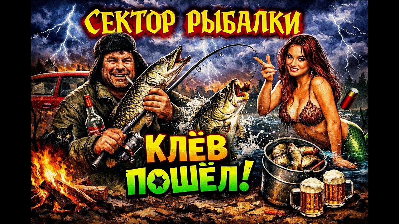 Клев пошел! Песня о настоящем рыбаке! Сектор рыбалки!