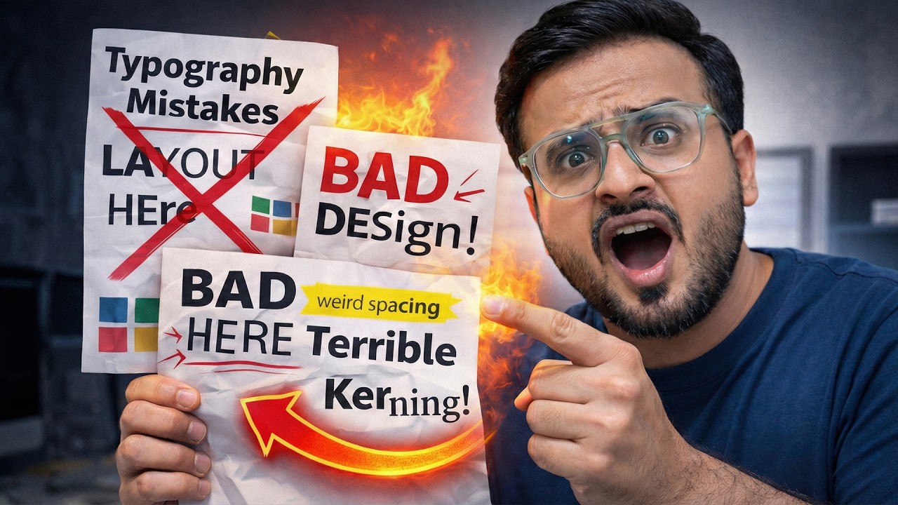 Typography Mistakes That Make Your Design Look Amateur (2026 Guide)