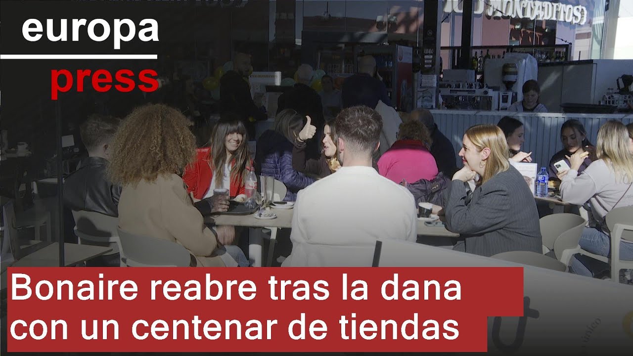 Bonaire reabre tras la dana con un centenar de tiendas
