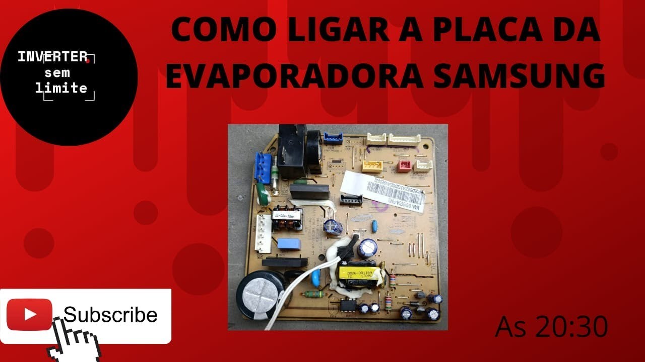 COMO LIGAR A PLACA DA EVAPORADORA SAMSUNG