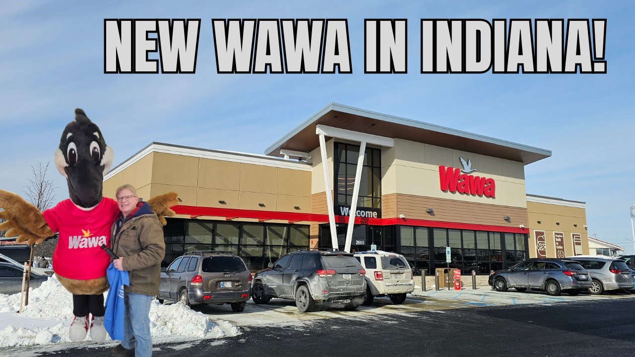 Wawa Grand Opening Day in Richmond, Indiana! (Plus a Self-Driving Tesla Ride)