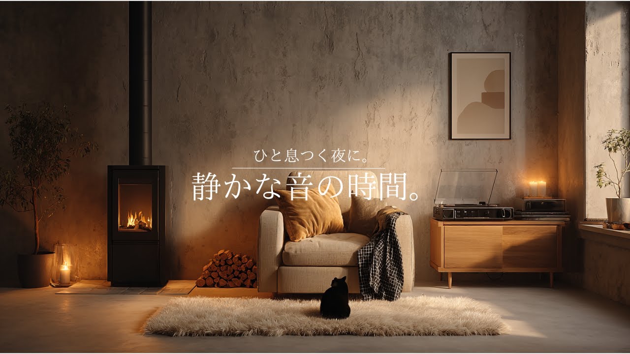 【夜の癒しBGM】ひと息つく夜に、静かな音の時間 🌕 Gentle Guitar Lo-Fi for Relax