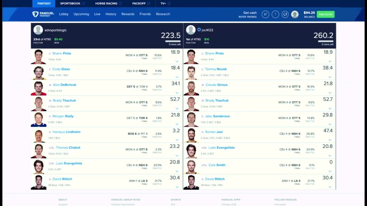 DFS Optimizer: Position-to-Position Team Stacking
