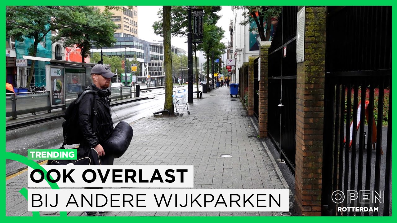 Meer bewoners bij Rotterdamse wijkparken lijden onder overlast | TRENDING