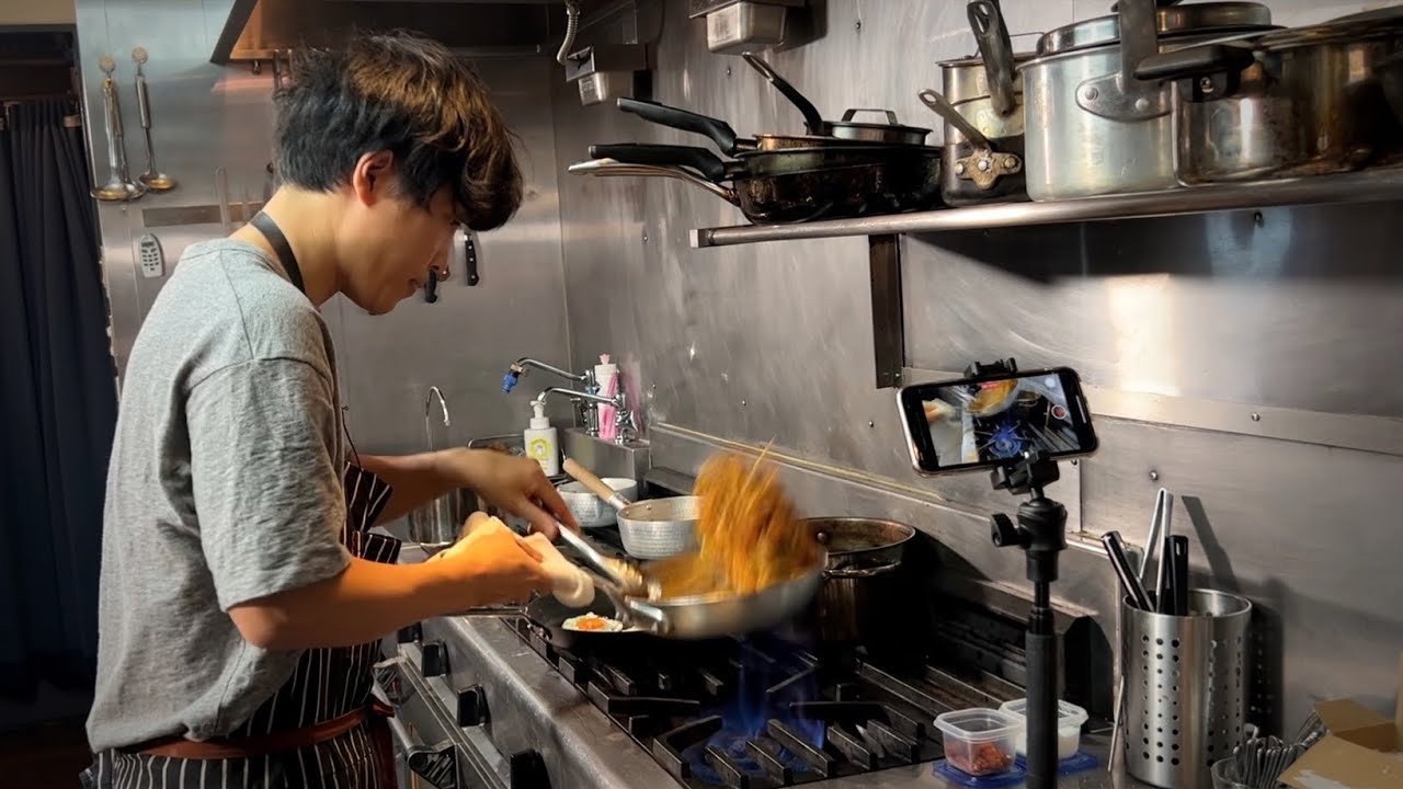 怒涛のワンオペ厨房密着【コース料理】シェフがやっと到達した職人芸｜企業秘密の仕込編