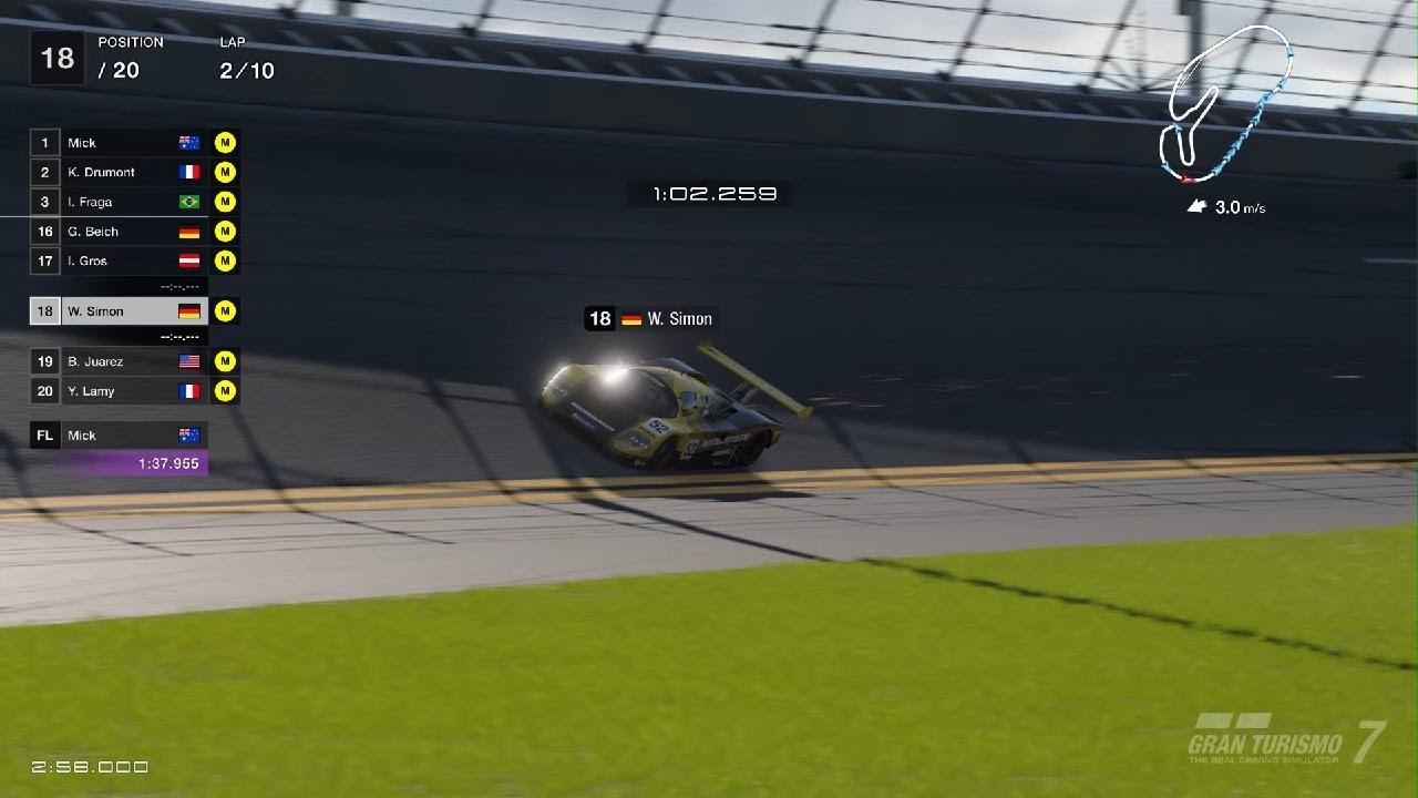 PP group C final Daytona Infield broadcast