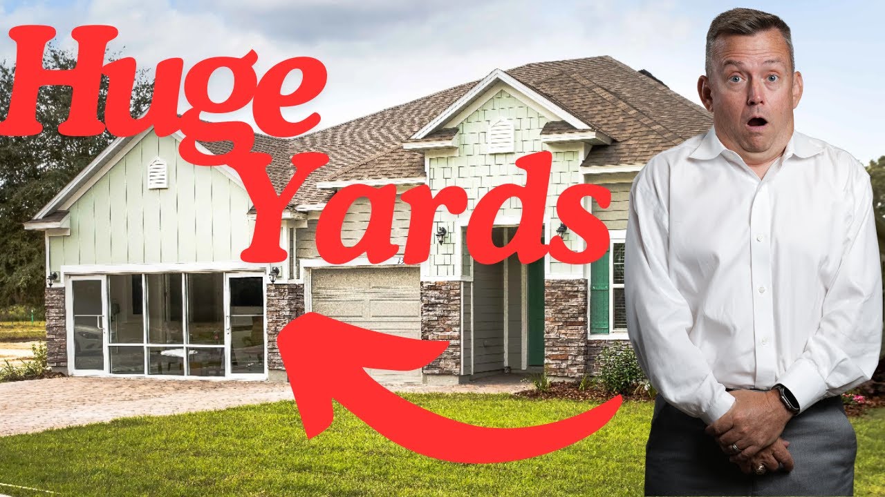 New JACKSONVILLE Florida Homes With A Huge LOT