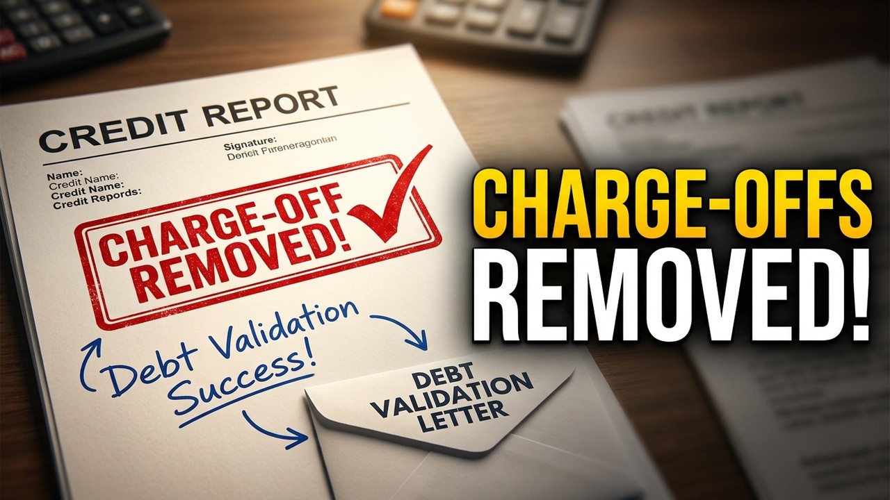 HOW TO GET CHARGE OFFS REMOVED QUICKLY FROM CREDIT REPORTS