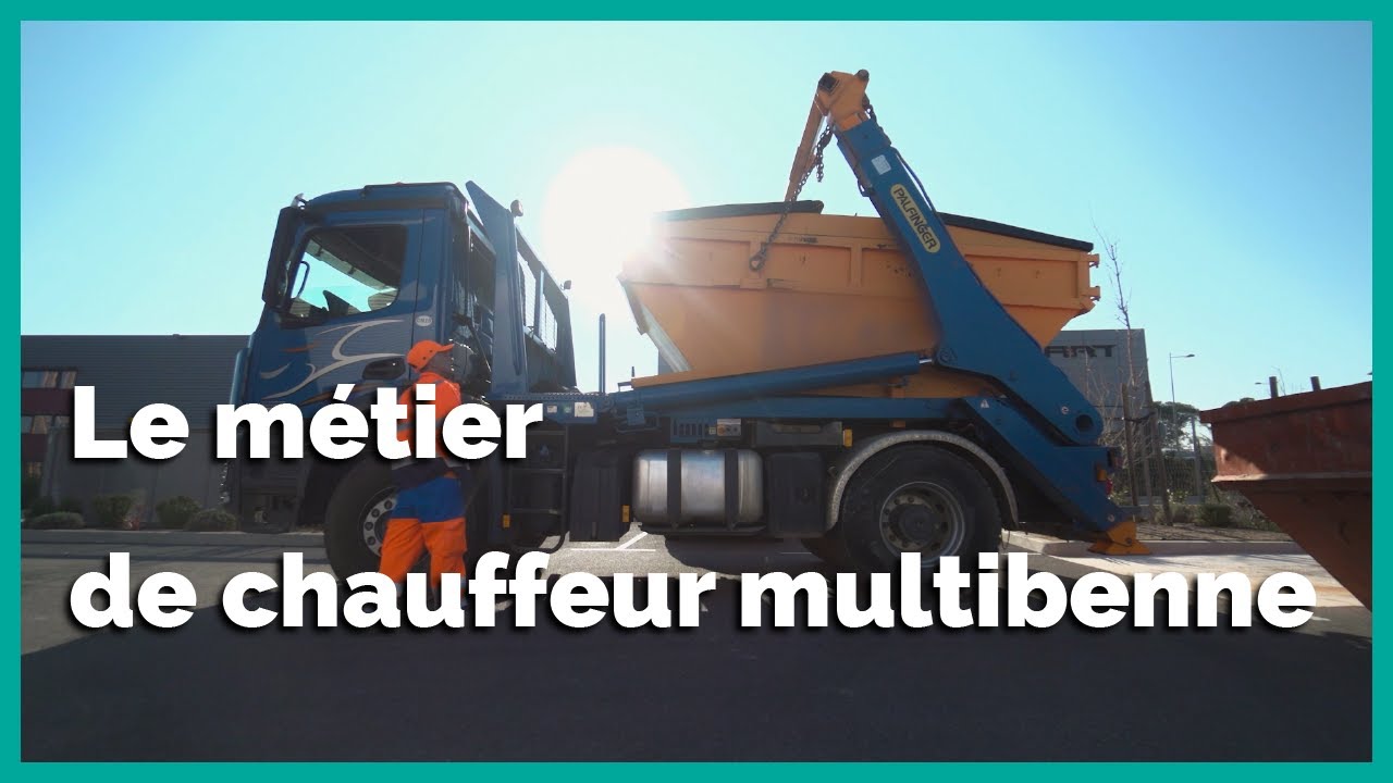 Le m&eacute;tier de chauffeur multibenne