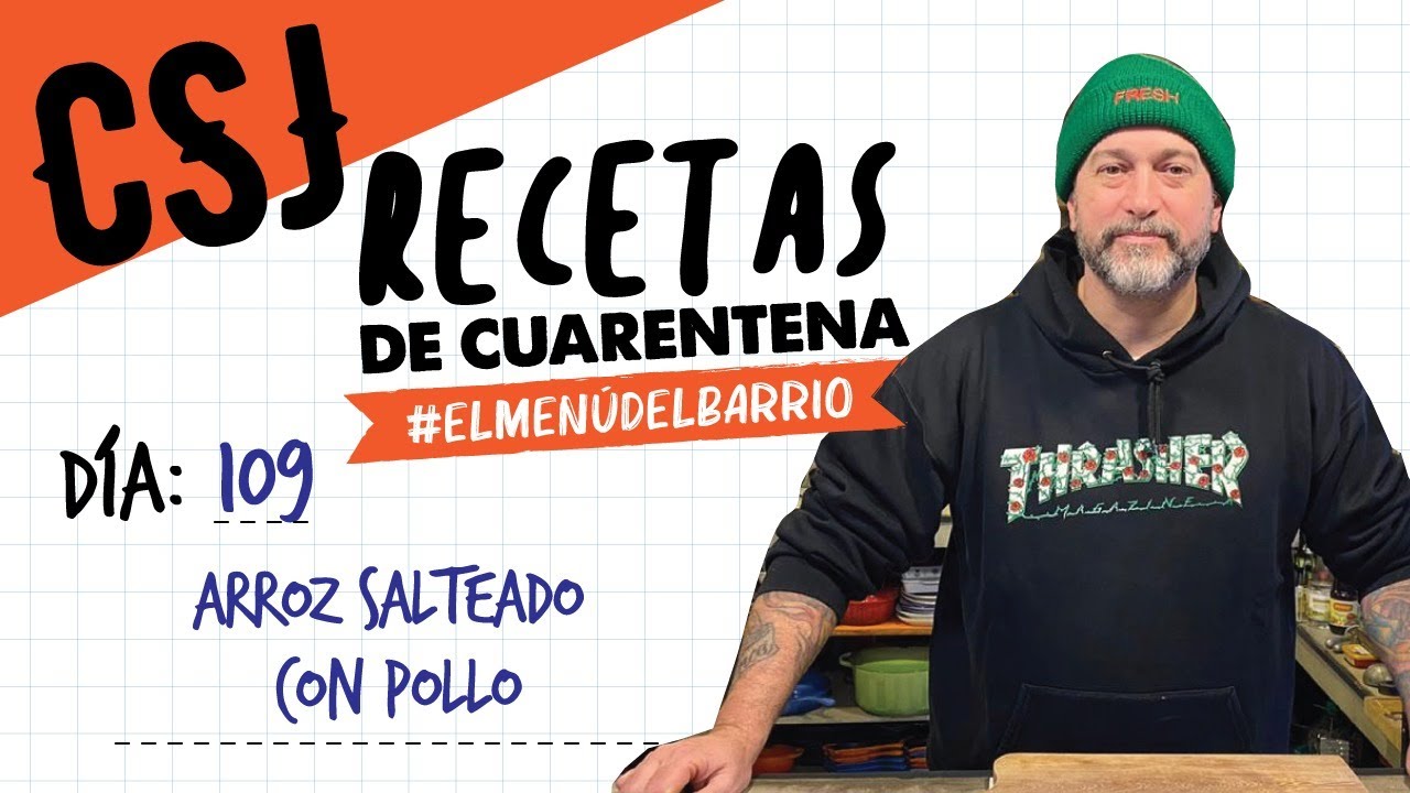 ARROZ salteado con POLLO (herido) - LELE CRISTÓBAL